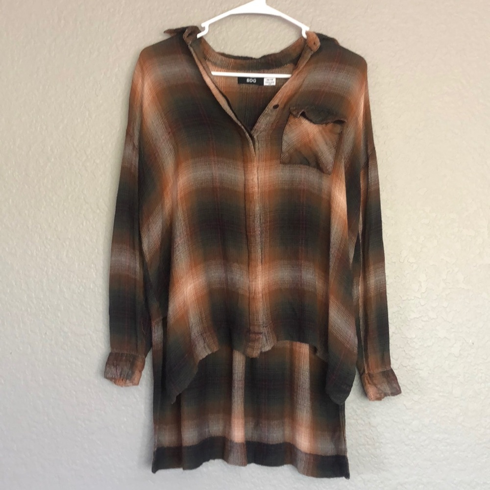 BDG HIGH-LOW FLANNEL